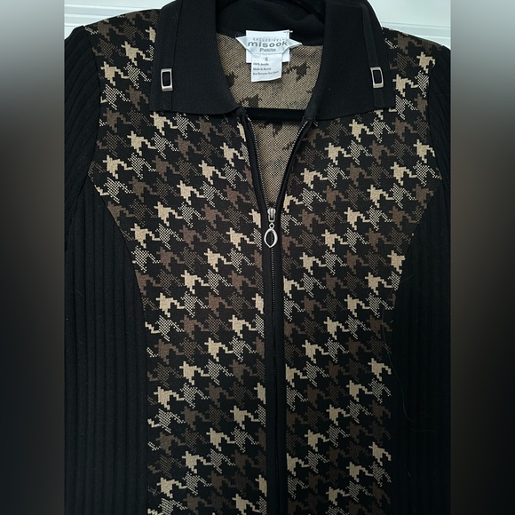 NWOT* Exclusively Misook zip-up sweater - Size Small Petite - Picture 2 of 5